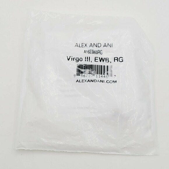 Alex and Ani Virgo III Expandable Wire Bracelet In Rafaelian Gold New In Package - Picture 6 of 6